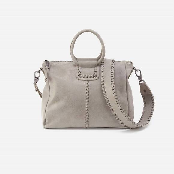 NEW HOBO sheila medium satchel bag in granite grey